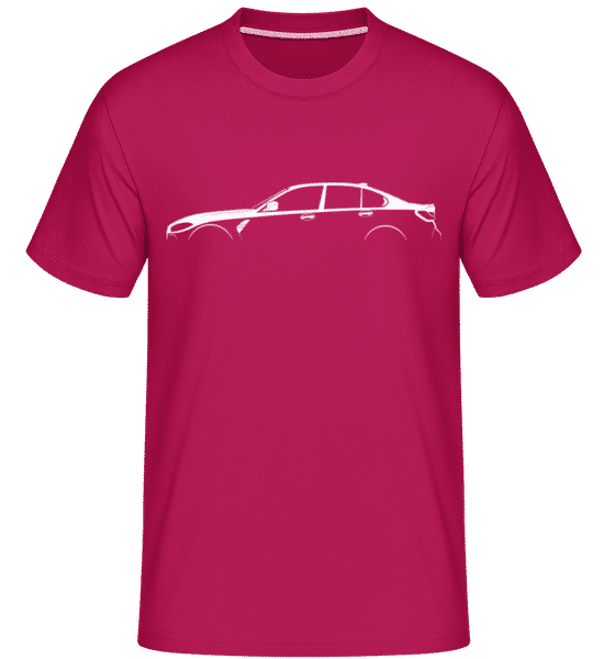 Preview: 'BMW M3 G80' Silhouette -  Shirtinator Men's T-Shirt - Magenta - Front