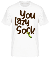 You Lazy Sock · Männer Basic T-Shirt