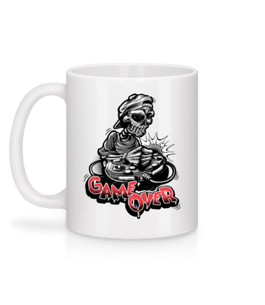 Aperçu: Game Over Skeleton - Mug en céramique blanc - Blanc - Derrière