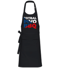 Fotbal Pivo BBQ - Standard Apron - Black - Front