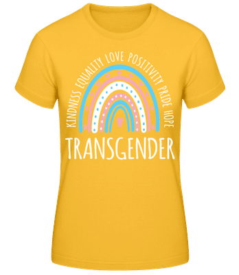 LGBTQ Transgender - Women's Basic T-Shirt - Golden yellow - Front
