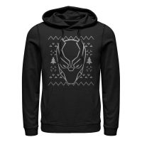 Marvel - Black Panther Back Panther Sweater - Unisex Sudadera con capucha - Negro - delante