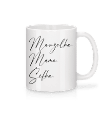 Manželka Mama Šéfka · Keramický hrnček