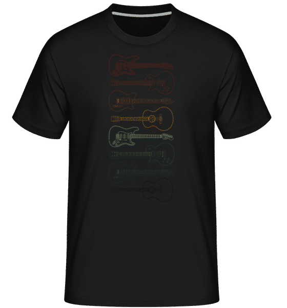 Aperçu:  Guitares -  T-Shirt Shirtinator homme - Noir - Devant