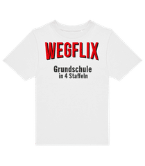 Wegflix Grundschule In 4 Saffeln · Kinder T-Shirt B&C