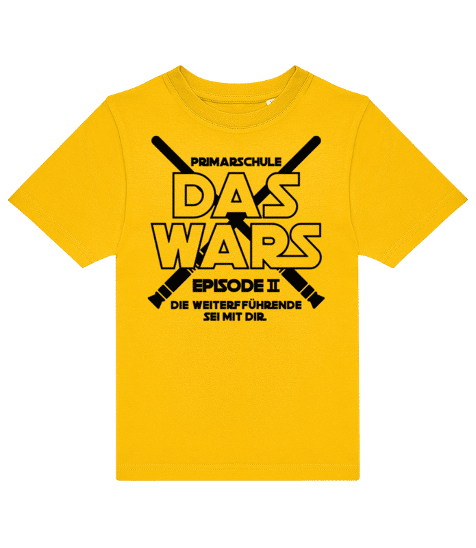 Vorschau: Das Wars Primarschule - Kinder T-Shirt B&C - Gelb - Vorne