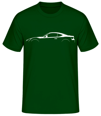 'Toyota 86 ZN6' Silhouette - T-shirt standard Homme - Vert bouteille - Devant