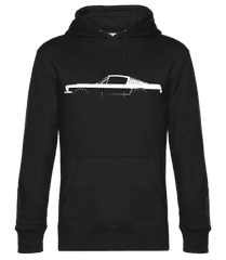 'Ford Mustang Shelby GT350' Silhouette · Männer Standard Hoodie