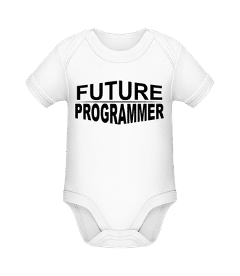 Future Programmer - Body manches courtes bio - Blanc - Devant