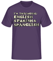 Trilingual English Spanish & Spanglish · Men's B&C T-Shirt