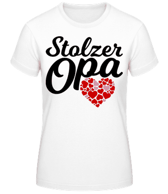 Stolzer Opa - Frauen T-Shirt B&C - Weiß - Vorne