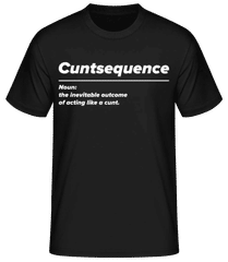 Cuntsequence · Männer T-Shirt B&C