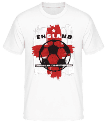 Fußball England Logo - T-shirt standard Homme - Blanc - Devant