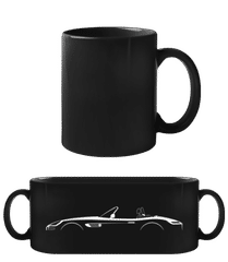 'BMW Z8' Silhouette · Taza negra