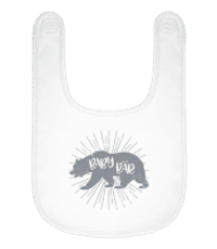 Baby Bär - Baby Bio Lätzchen - Weiß - Vorne