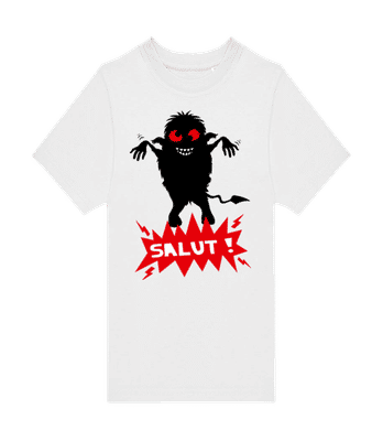 Salut - T-shirt homme B&C - Blanc - Devant