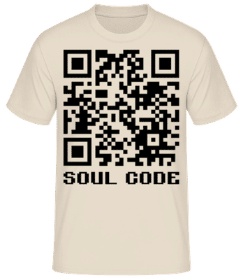 Sould Code - T-shirt homme B&C - Crème - Devant