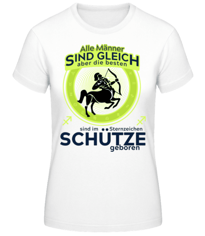 Vorschau: Sternzeichen Schütze - Frauen T-Shirt B&C - Weiß - Vorne