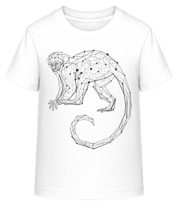 Polygon Singe - T-shirt shirtinator Enfant - Blanc - Devant