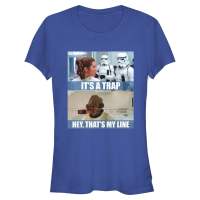 Star Wars - Skupina It's A Trap - Women's T-Shirt - Royal blue - Front