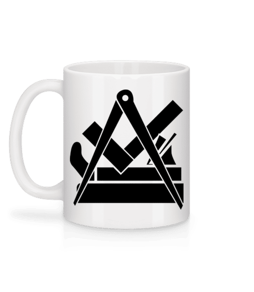 Aperçu: DIY Icon - Mug en céramique blanc - Blanc - Derrière
