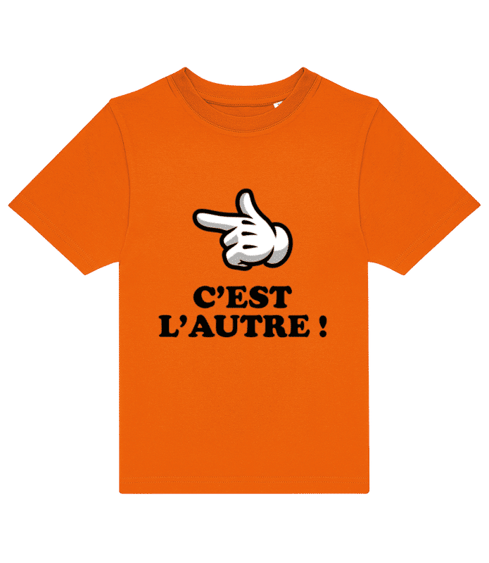 Aperçu: C’est L’autre - T-shirt homme B&C - Orange - Devant