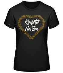 Konfetti Im Herzen · Frauen Basic T-Shirt