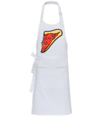 pizza Část - Profesionální zástĕra - Bílá - Napřed