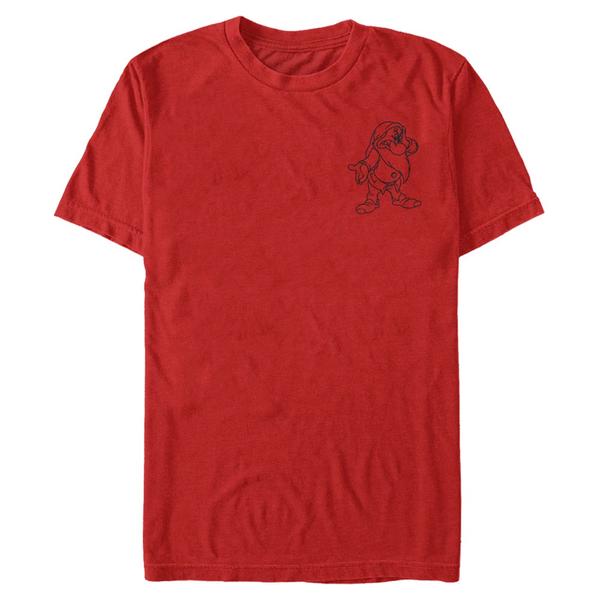 Disney - Blanche-Neige et les Sept Nains - Grincheux Line - Homme T-shirt