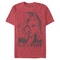Marvel - Black Widow - Black Widow Tie Dye Widow - Männer T-Shirt - Rot meliert - Vorne
