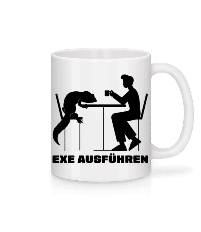 Vorschau: Exe Ausführen - Tasse - Weiß - Vorne
