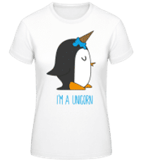 Som jednorožec - Dámske basic tričko - Biela - Predné