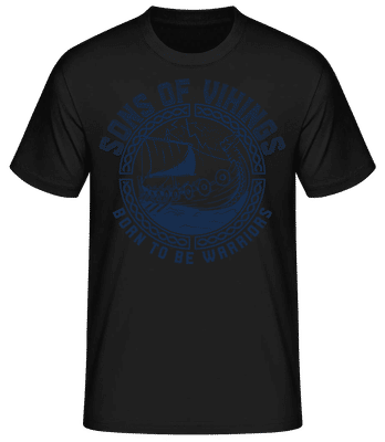 Sons Of Vikings - T-shirt standard Homme - Noir - Devant