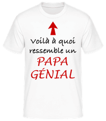Papa Génial Flèche · T-shirt standard Homme