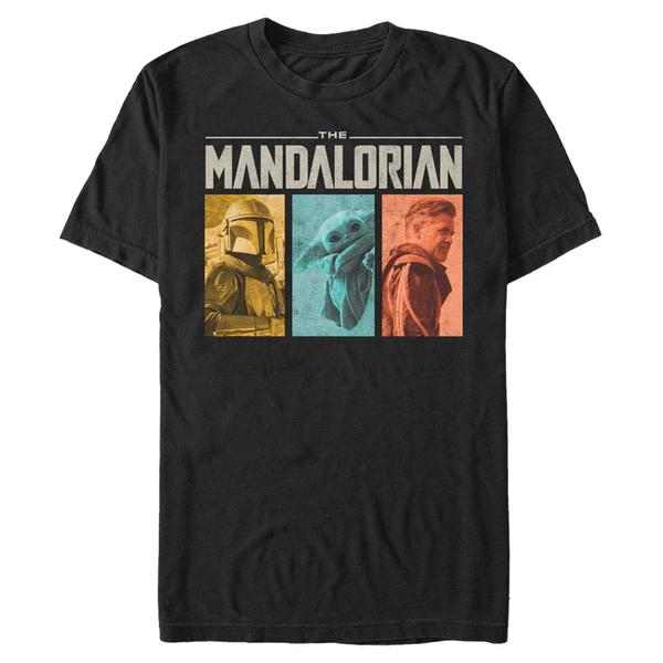 Aperçu: Star Wars - The Mandalorian - Skupina MandoMon Epi Group - Homme T-shirt - Noir - Devant