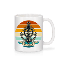 Papitän - Tasse - Weiß - Vorne