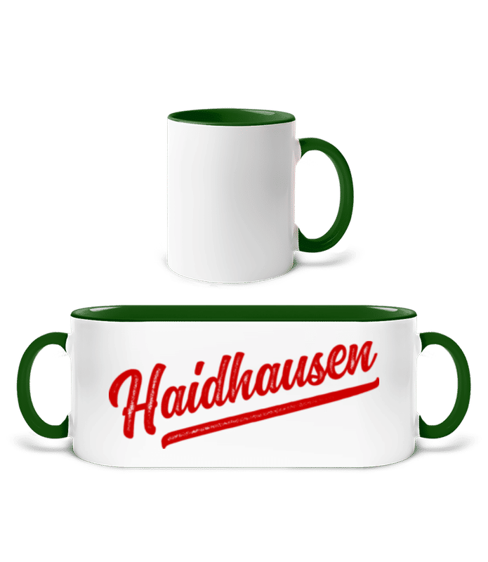 Weiß / Flaschengrün