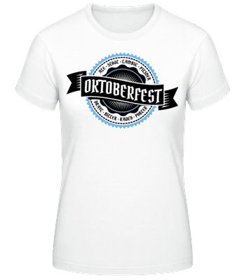 Oktoberfest Draft Bitter - Women's B&C T-Shirt - White - Front