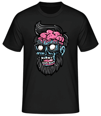 Zombie Head - Men's Basic T-Shirt - Black - Front