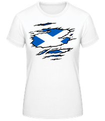 Drapeau Déchiré d'Écosse · T-shirt femme B&C