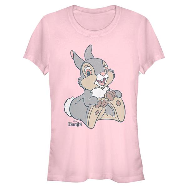 Aperçu: Disney Classics - Bambi - Thumper Big - Femme T-shirt - Rose - Devant
