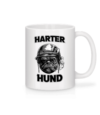 Harter Hund - Tasse - Weiß - Vorne