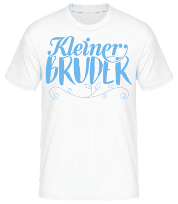 Kleiner Bruder - Männer Basic T-Shirt - Weiß - Vorne