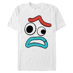 Pixar - Toy Story - Forky Big Face Scared - Men's T-Shirt