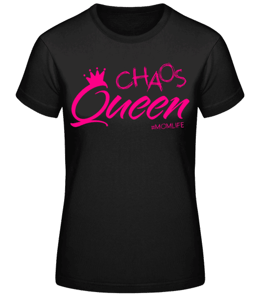 Aperçu: Chaos Queen Momlife - T-shirt standard Femme - Noir - Devant
