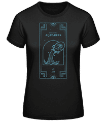 Art Deco Zodiac Sign Aquarius · Frauen Basic T-Shirt