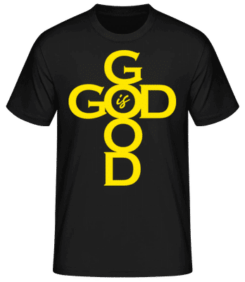 God Is Good - Männer Basic T-Shirt - Schwarz - Vorne