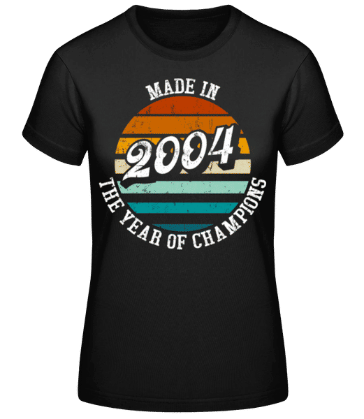 Preview: 2004 The Year Of Champions - Women's Basic T-Shirt - Black - Front