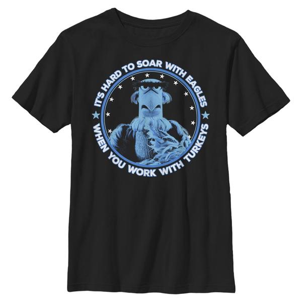 Aperçu: Disney Classics - Muppet Show - Sam Eagle Weirdos - Enfant T-shirt - Noir - Devant