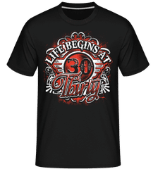 Life Begins At 30 ·  T-Shirt Shirtinator homme
